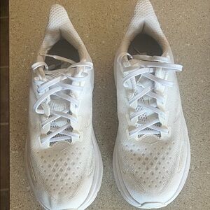 White Athletic Running Shoes
